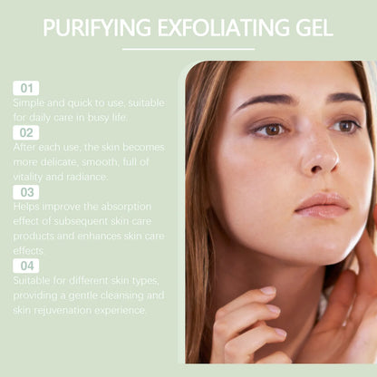 Facial Exfoliating Gel Face Scrub Deep Cleaning Hyaluronic Acid Repair Facial Moisturizing Gel Skin Care Product Face Skin Care