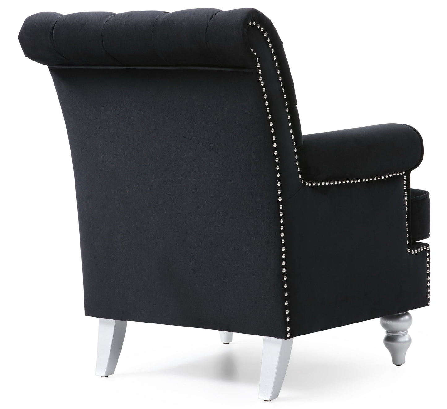 Elegant Round Arm Traditional Chair