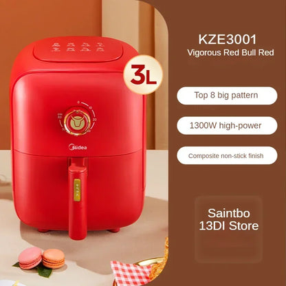 Hot SalesMidea Air Fryer Intelligent Multi-Functional Large Capacity New Air Explosion Electric Chips Machine Electric Oven Inte