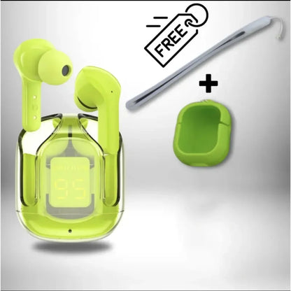 Original T2 Bluetooth Headphones TWS Transparent Wireless Bluetooth Headset HIFI Sound Quality Bluetooth 5.3 For Xiaomi Earbuds