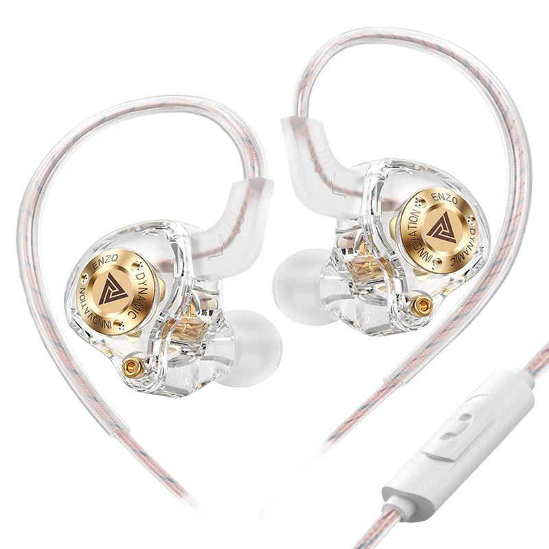 New QKZ 15D Dynamic Surround Sound Bass Earphones Earbud 3.5MM AUX In-Ear Monitor Headphones HIFI Noise Cancelling Sport Headset