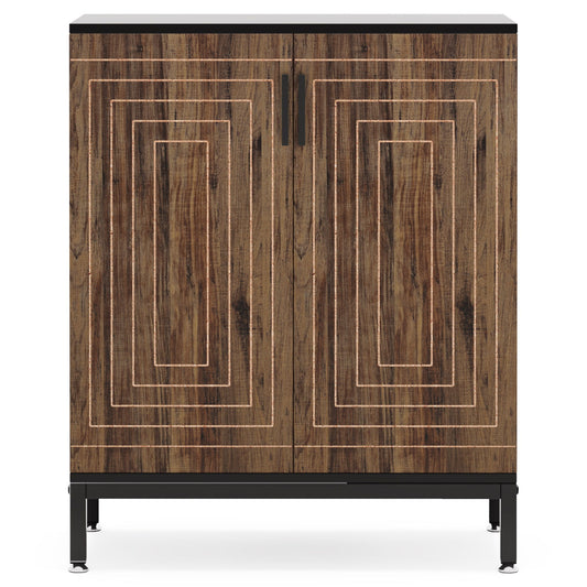 Shoe Cabinet With Doors, 5 Tiers Shoe Storage Organizer