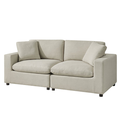 Cassandra - Modular 2 Piece Sofa - Beige