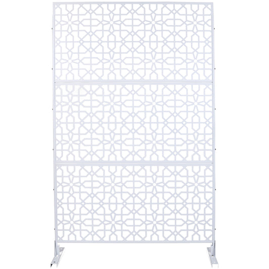 Outdoor & Indoor Metal Freestanding Decorative Privacy Screen