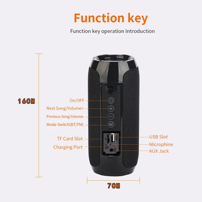 Wireless Portable Bluetooth Speaker Caixa De Som Blutooth Music Sound