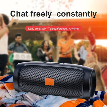 Bluetooth Speaker Dual Speaker Stereo Outdoor Tfusb Playback Fm Voice