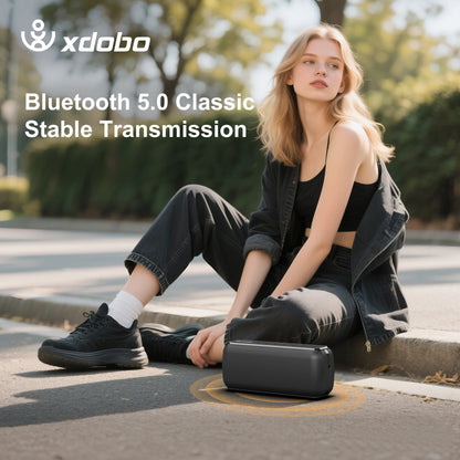 XDOBO Speaker Wireless 60W Soundbar X8 II Heavy Bass 6600mAh Battery Home Office Outdoor Riding Camping Party Music Player