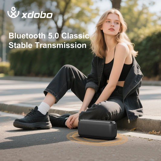 XDOBO Speaker Wireless 60W Soundbar X8 II Heavy Bass 6600mAh Battery Home Office Outdoor Riding Camping Party Music Player