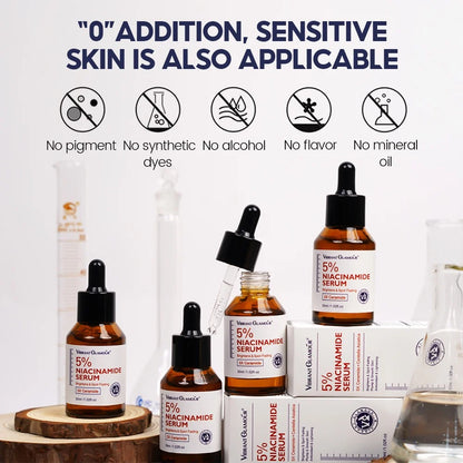 VIBRANT GLAMOUR Niacinamide  Set 8% Cream+ 5% Serum+ 2% Toner + 2% Moisturizer 5X Ceramide  4PCS
