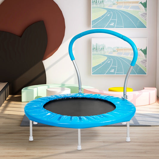 36' TRAMPOLINE WITH HANDLE(BL)-METAL