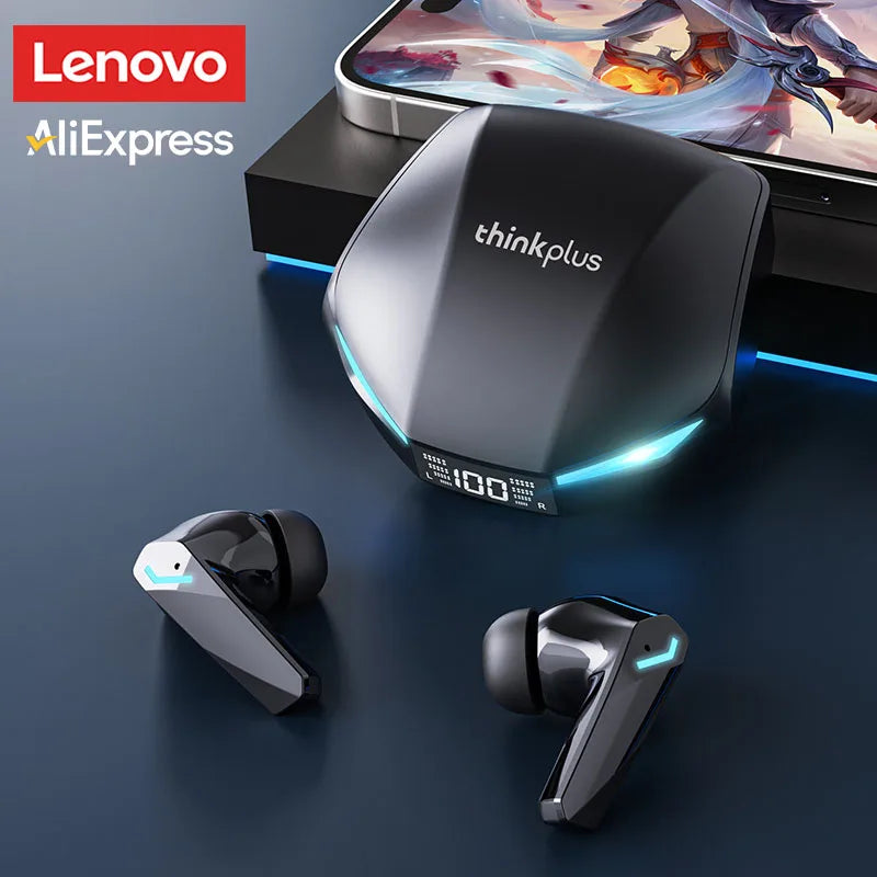 GM02 Bluetooth 5.3 Earphones Sports Headset Wireless In-Ear Gaming with Mic Dual Mode Music Headphones New