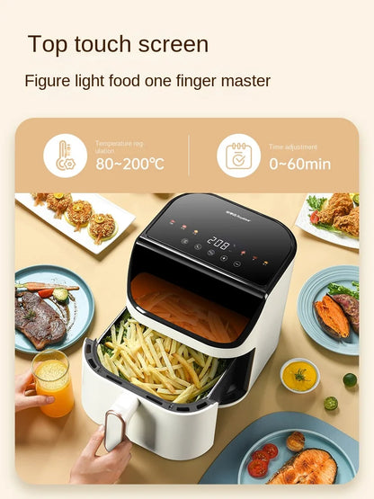 Air fryer visual automatic oven integrated intelligent oil-free