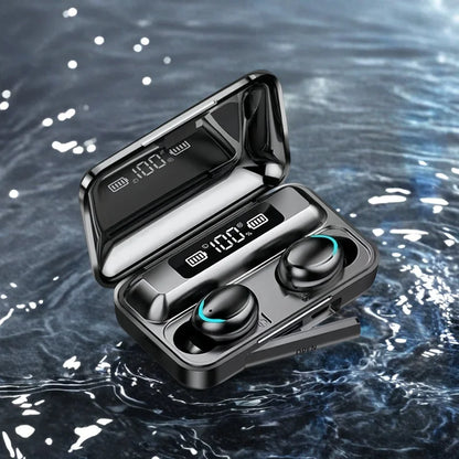 TWS Bluetooth Headphones 9D Stereo High Bass Sport Earphones Handfree Touch Control Tws Wireless Earbuds Waterproof Headset