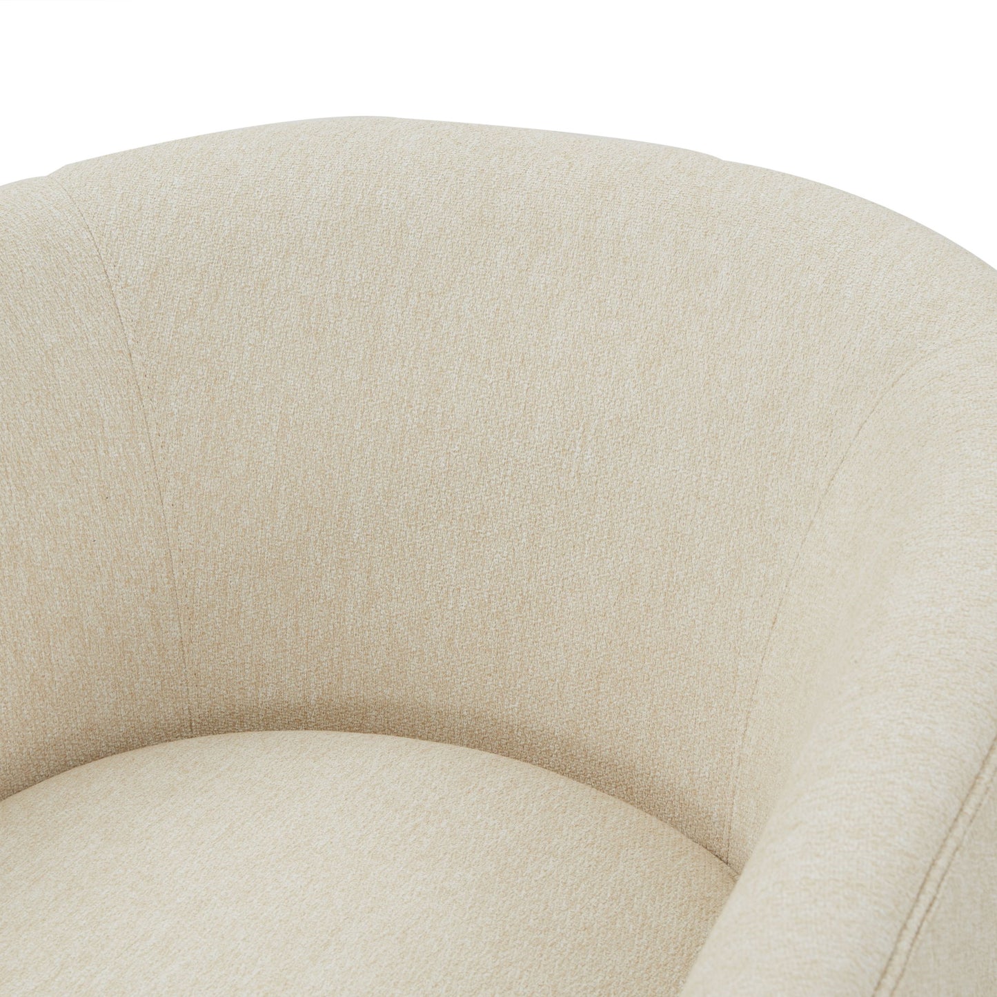 Miramar - Swivel Barrel Chair With Wooden Base