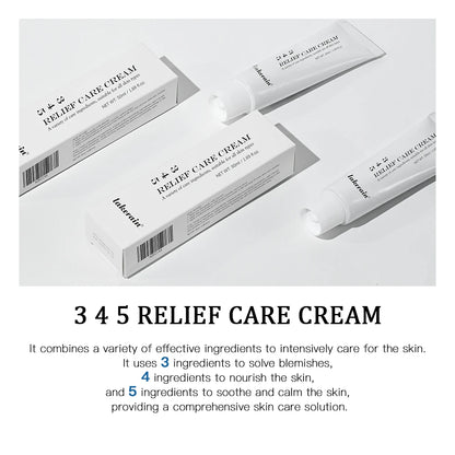 345 Relief Cream solution to skin problems Anti-sugar and antioxidant  Address Blemishes Nourish Long lasting Moisturizer Korean