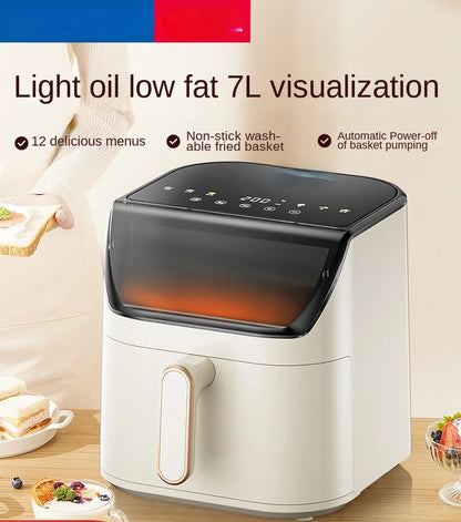 Air fryer visual automatic oven integrated intelligent oil-free
