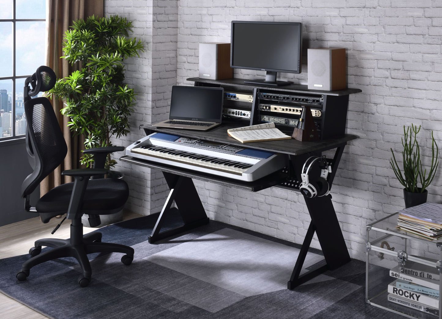 Humanity Black Finish Music Desk