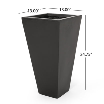 Outdoor Modern Cast Stone Planter