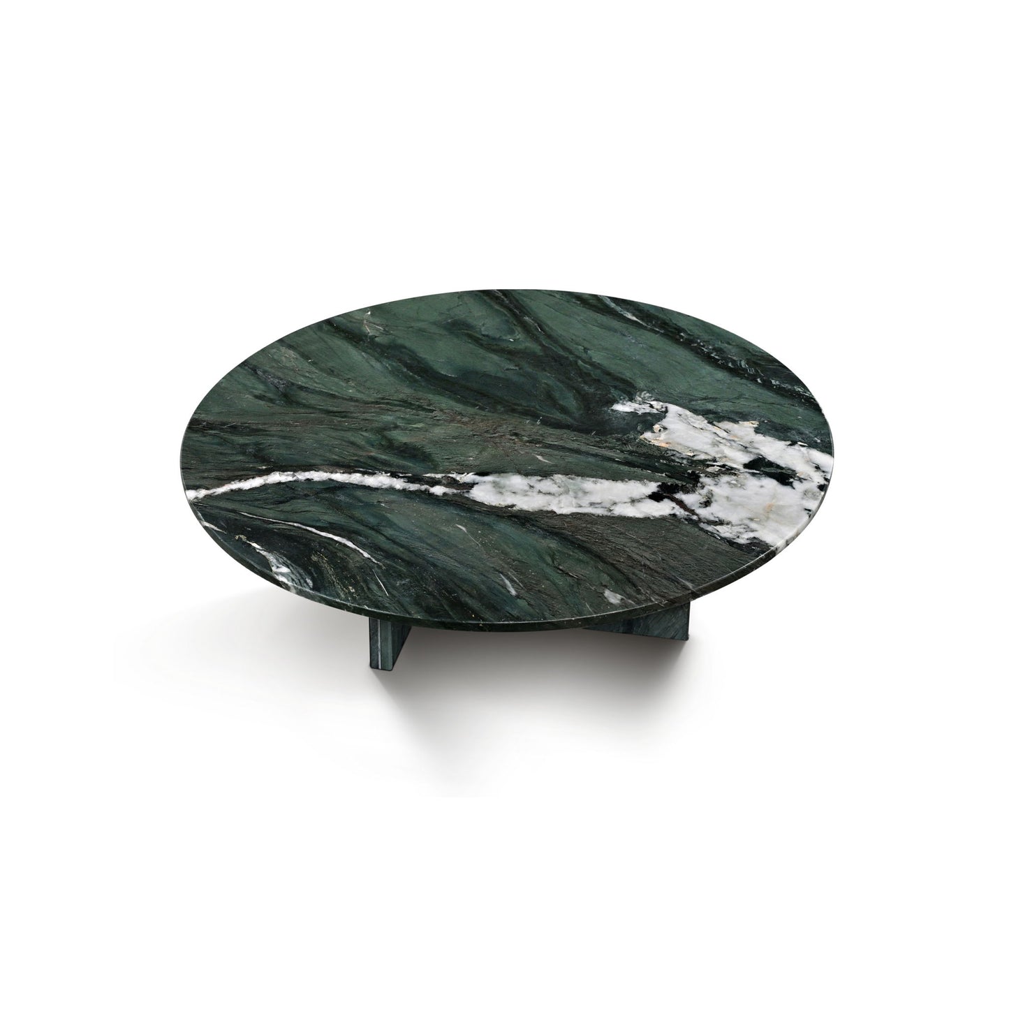Diamond - Marble Coffee Table, Living Room Centerpiece, Genuine Stone - Green