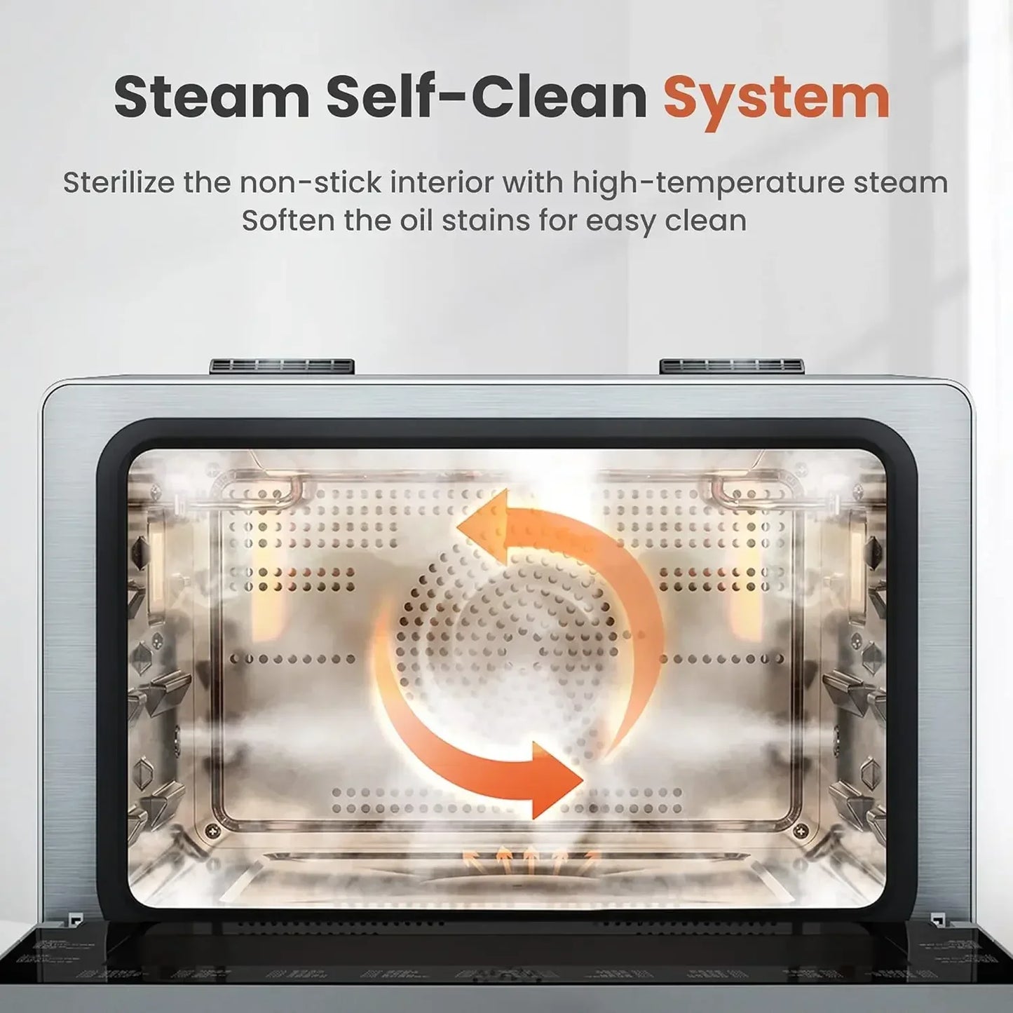 Hot sales ChefCubii 4-in-1 Countertop Convection Steam Oven, Air Fryer, Dehydrator With True Convection Bake, Steam-Bake,