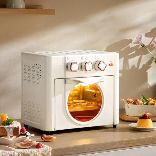 Large capacity multifunctional household air fryer oven, stainless steel electric oven combination, French interface