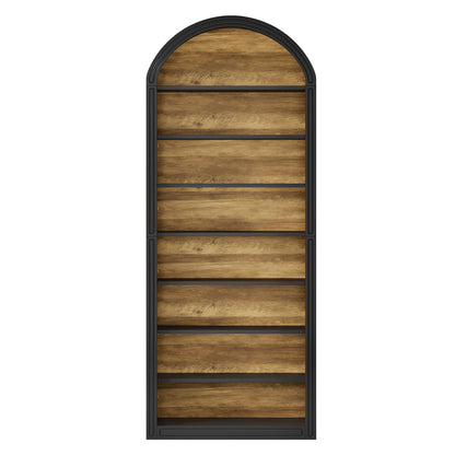 8 Tier Arched Open Display Shelving Unit For Living Room