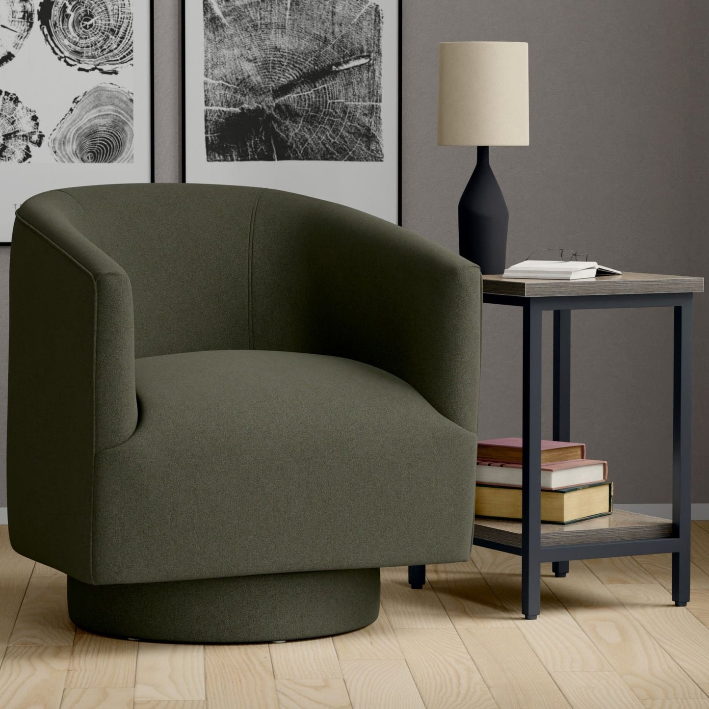 Accent Chair With Swivel Function