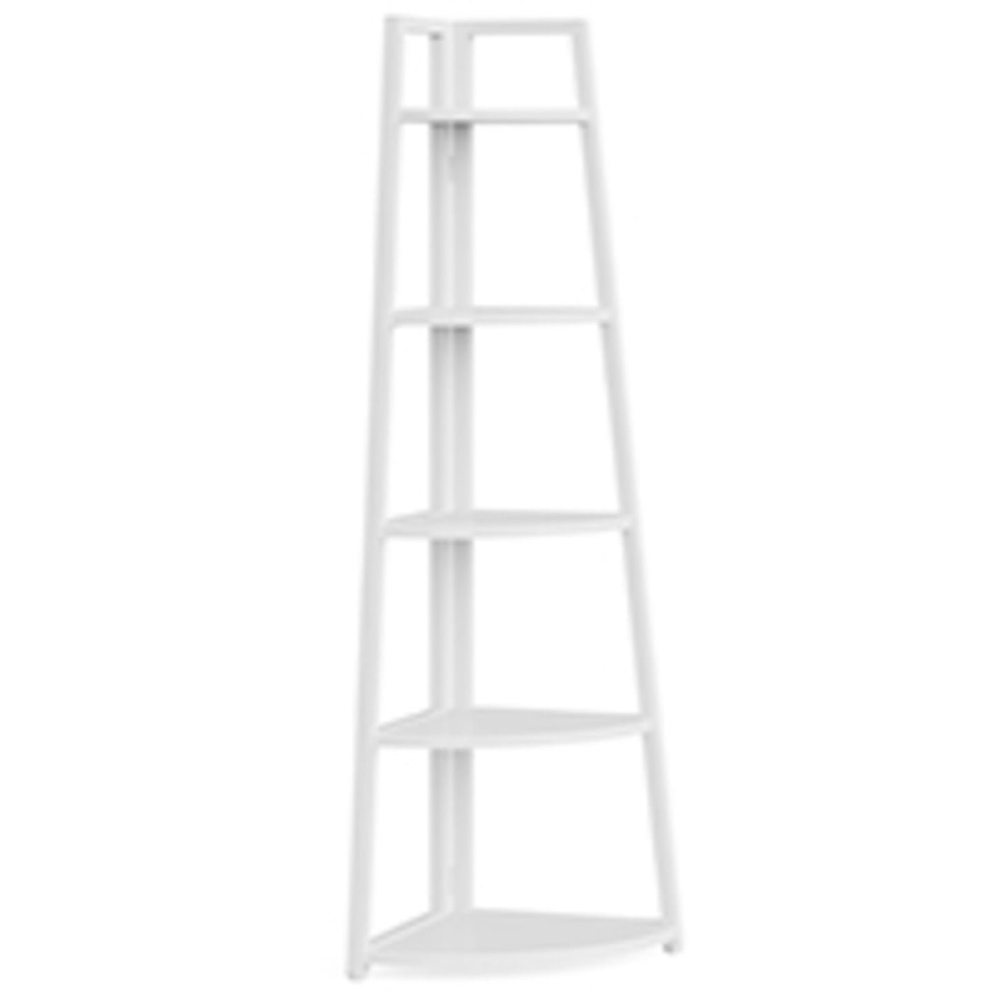 Tall 5 Tier Corner Bookshelf For Living Room