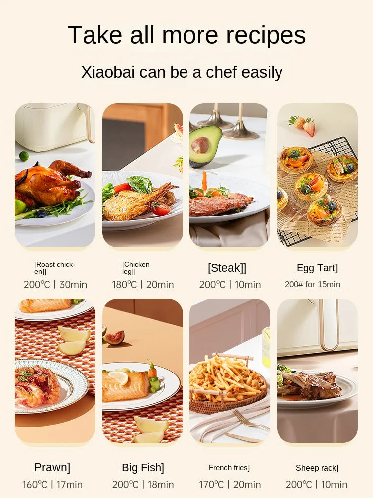 Air fryer visual automatic oven integrated intelligent oil-free