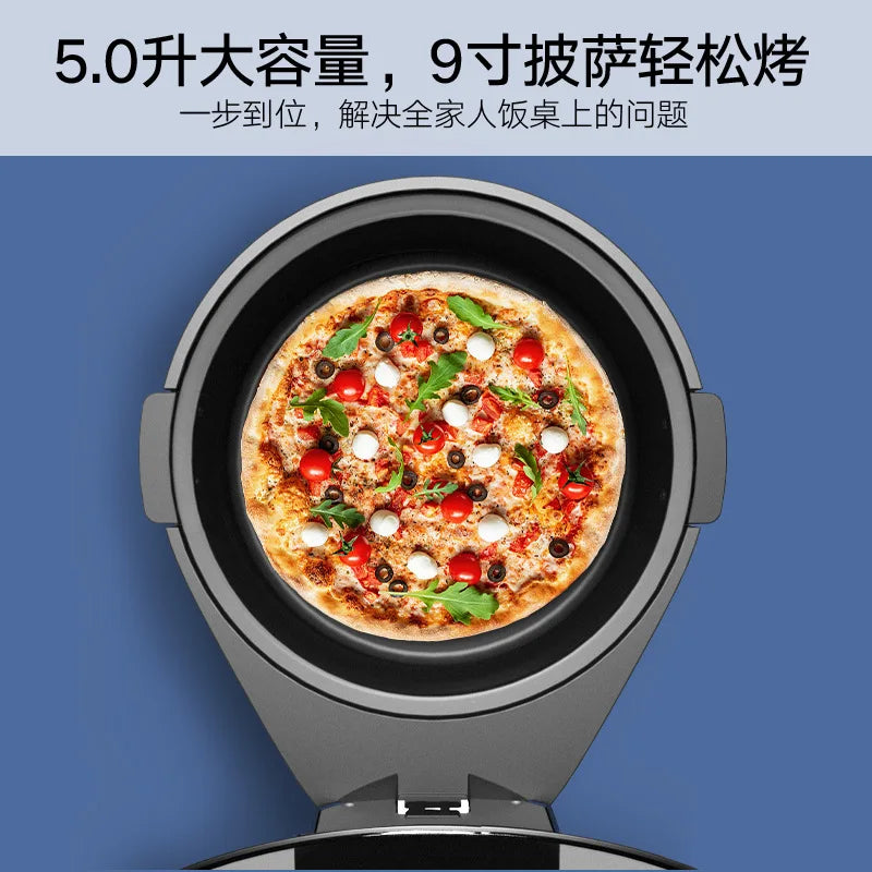 Air fryer household new steam tender baking visual intelligent far-infrared French fries machine