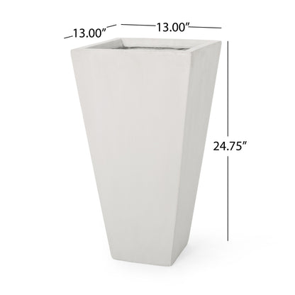 Outdoor Modern Cast Stone Planter