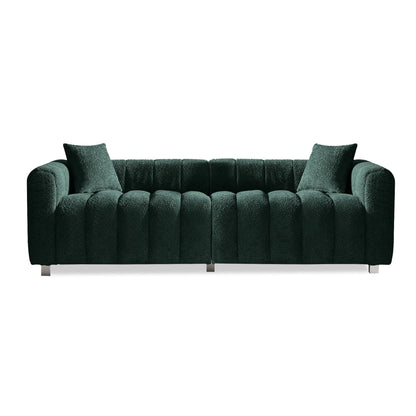 Modern 3 Seater Sofa With 2 Pillows
